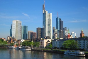 Frankfurt: Skyline as seen from the Main River